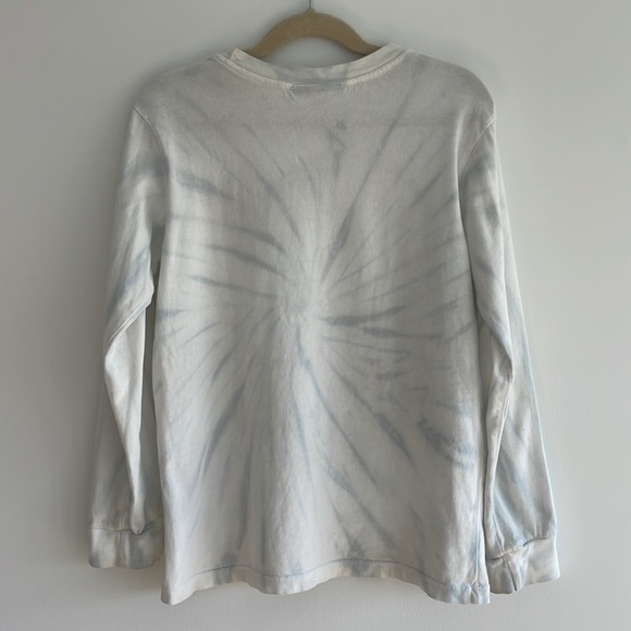 Tiny Whales Take It Easy Long Sleeve Tie Dye T Shirt Size 7 - Picture 3 of 4
